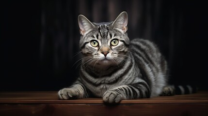 Majestic Gaze - The Enchanting Eyes of American Shorthair Cats