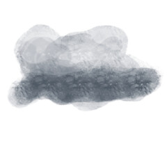 Cute Cloud painting on white background, It's weather different collection.