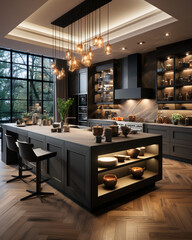 Modern Kitchens with Incredible Design Features Powered by a Fusion of AI design Technologies