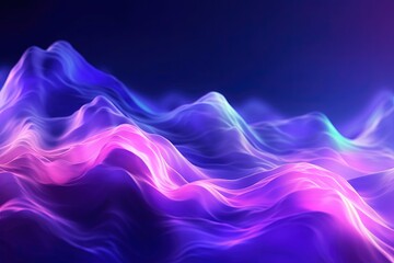 abstract futuristic background with pink blue glowing neon moving high speed wave lines and bokeh lights. Data transfer concept Fantastic wallpaper