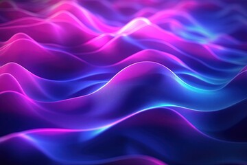 Obraz premium abstract futuristic background with pink blue glowing neon moving high speed wave lines and bokeh lights. Data transfer concept Fantastic wallpaper