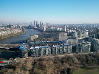 Battersea Park London Aerial View, Shot with a Dji Mini 3 Pro. 