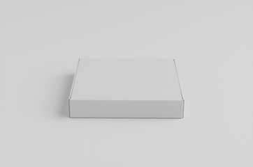 White Box,Cardboard Box Mockup 3D Illustration
