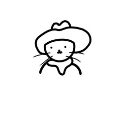 cat cowboy