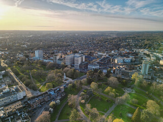 Southampton Aerial View, Drone view shot with Dji Mini 3 Pro