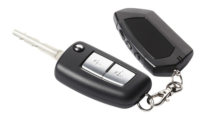 Car key with remote control, cut out