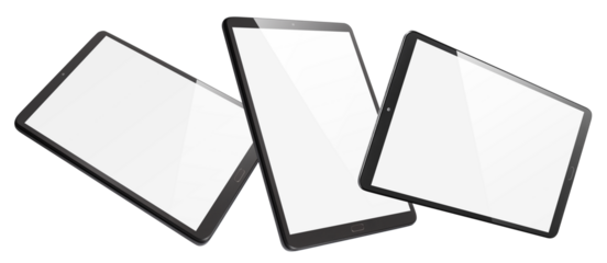 Tablet computers cut out