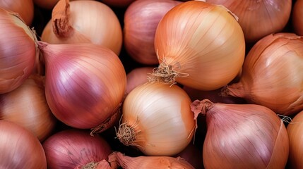 Onions in a grocery store - food photography