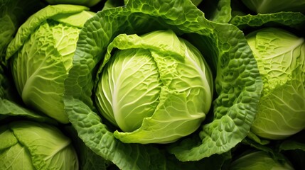 Obraz premium Cabbage in a grocery store - food photography