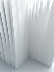 Abstract 3d metallic striped vertical lines background.