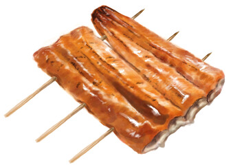 水彩の蒲焼き01_1