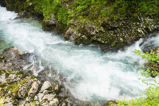 Radovna RIver Rapids at Vintgar Gorge, Slovenia
