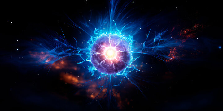 magnetar, its intense magnetic field creating bright X-ray emissions