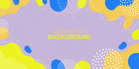 Bright background. Color wave template presentation design with color line and dots.