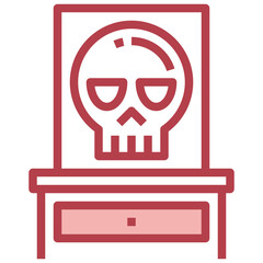skull line icon,linear,outline,graphic,illustration