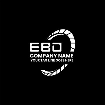EBD letter logo creative design with vector graphic, EBD simple and modern logo. EBD luxurious alphabet design  