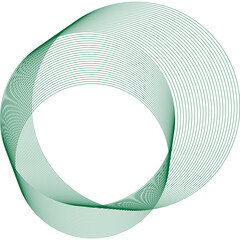 Abstract background with circles. Wave element