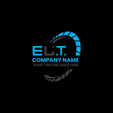ELT letter logo creative design with vector graphic, ELT simple and modern logo. ELT luxurious alphabet design  