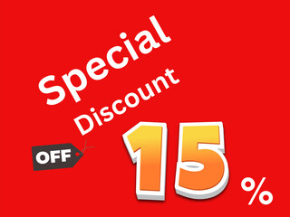 up to 15 precent discount