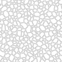 Obraz premium Stone on ground vector, Broken tiles mosaic pattern. texture interior background line art. set of graphics elements drawing for architecture and landscape design. cad pattern