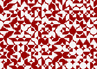 Abstract Geometric Pattern generative computational art illustration