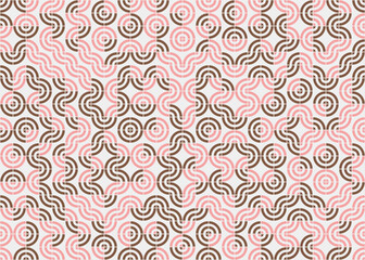 Obraz premium Abstract Geometric Pattern generative computational art illustration
