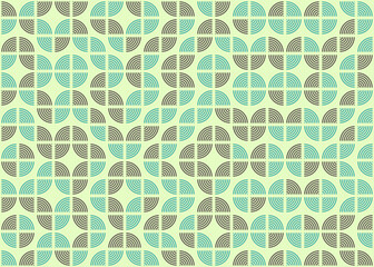 Abstract Geometric Pattern generative computational art illustration