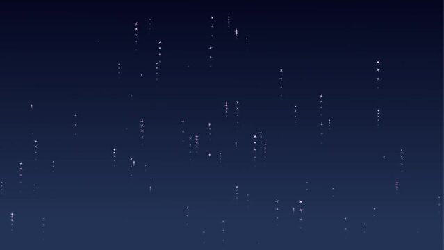 glowing particles shimmering stars abstract Background and 2d animation, shining stars, astronomy