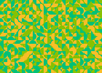 Abstract Geometric Pattern generative computational art illustration