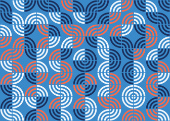 Abstract Geometric Pattern generative computational art illustration