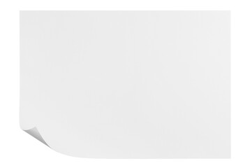 Blank bended paper sheet, cut out