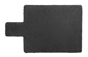 Black slate board cut out