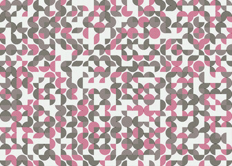 Abstract Geometric Pattern generative computational art illustration