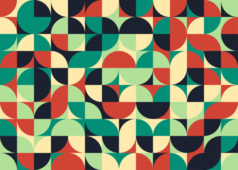 Abstract Geometric Pattern generative computational art illustration