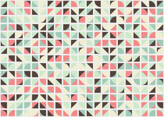 Abstract Geometric Pattern generative computational art illustration