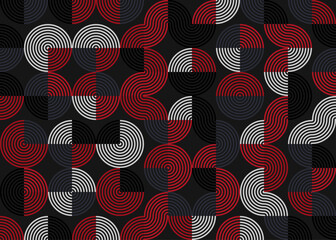 Abstract Geometric Pattern generative computational art illustration