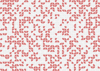 Abstract Geometric Pattern generative computational art illustration