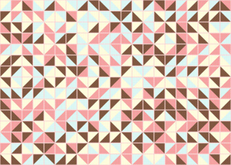 Abstract Geometric Pattern generative computational art illustration