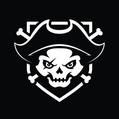 pirate skull and crossbones