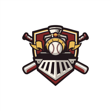 locomotive baseball logo