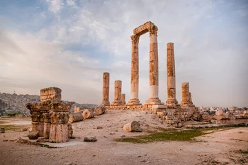 Fotobehang Temple of Hercules in Amman Citadel comples, Jordan.  © Nataliia