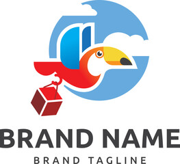 toucan courier logo