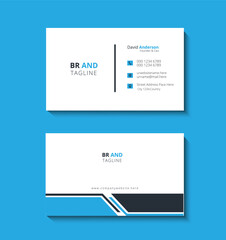 clean professional business card template
