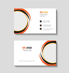 modern and clean professional business card template