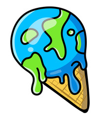 question mark on the globe