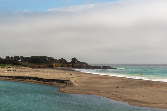 View of the Gualala River and Gualala Point Regional Park