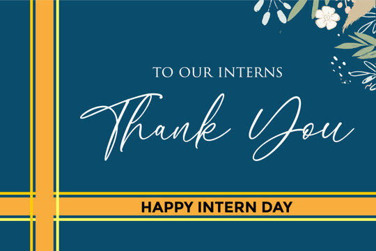 national intern day, background template Holiday concept