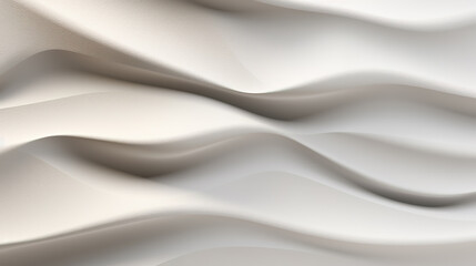 an elegant white waves inspired wallpaper, ai generated image