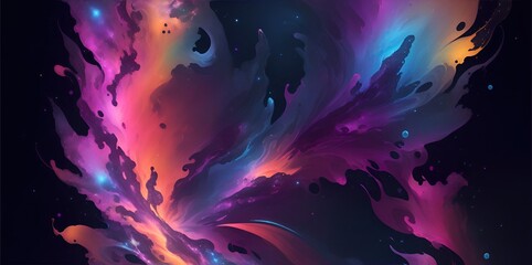 Obraz premium Abstract colorful background for design, in dark colors.