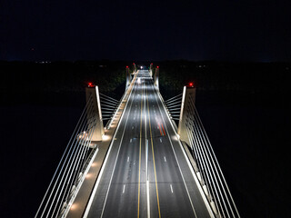 Fototapeta premium St. Croix Crossing Bridge at Night